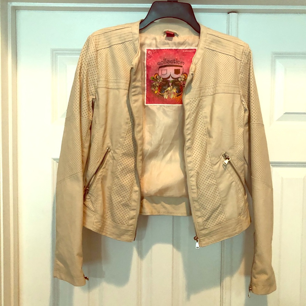 Faux leather jacket